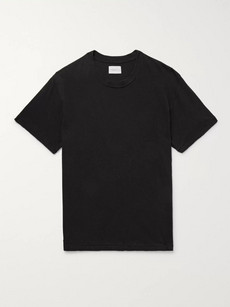 Simon Miller Slub Cotton-jersey T-shirt - Black