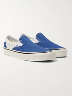 Vans Anaheim 98 Dx Canvas Slip-on Sneakers In Blue