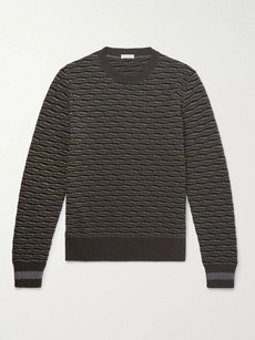 Tomas Maier Intarsia Cashmere Sweater In Multi