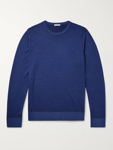 Tomas Maier Slim-fit Wool Sweater In Royal Blue