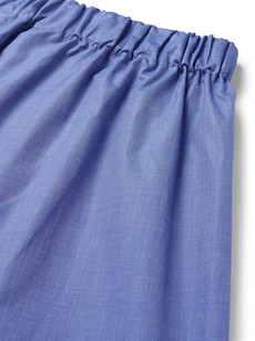 Shop Emma Willis End-on-end Cotton Boxer Shorts In Blue