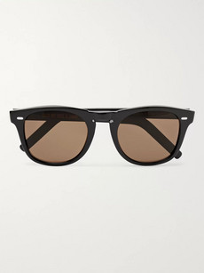 Cutler And Gross D-frame Acetate Sunglasses In Black