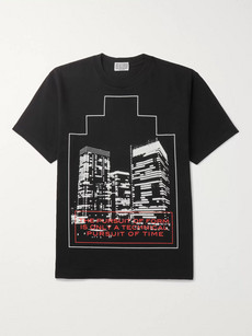 Cav Empt Printed Cotton-jersey T-shirt In Black
