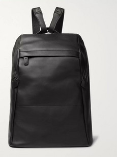 Álvaro González Agape Leather Backpack In Black