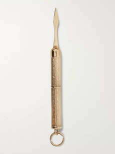 Foundwell Js & Co 9-karat Gold Telescopic Toothpick