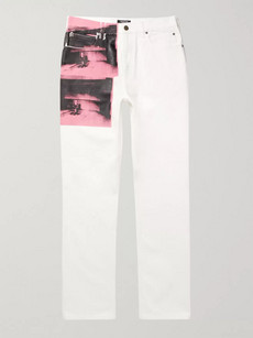 CALVIN KLEIN 205W39NYC + Andy Warhol Foundation Printed Denim Jeans