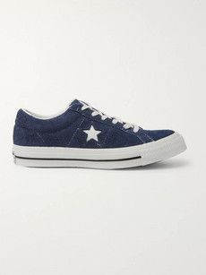 CONVERSE ONE STAR OX SUEDE SNEAKERS