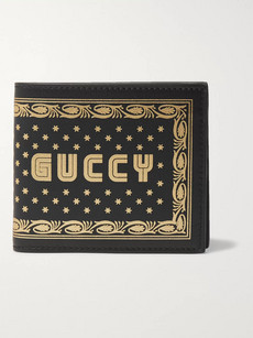 GUCCI Printed Leather Billfold Wallet