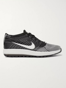 Nike Flyknit Racer Golf Shoes - Black