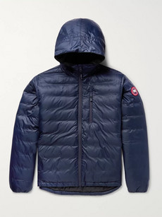 CANADA GOOSE LODGE PACKABLE SHELL HOODED DOWN JACKET