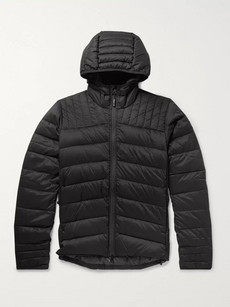 Canada Goose Brookvale Slim-fit Quilted Shell Hooded Down Jacket In Black