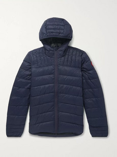 CANADA GOOSE BROOKVALE SLIM-FIT QUILTED SHELL HOODED DOWN JACKET
