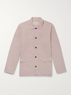 Oliver Spencer Hockney Linen Jacket - Pink