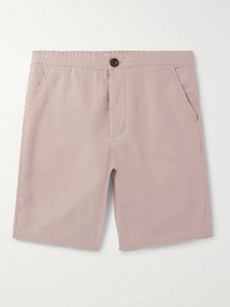 Oliver Spencer Linen Drawstring Shorts In Pink