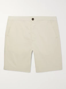Oliver Spencer Cotton Shorts In Cream