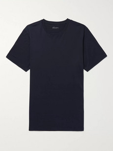 Albam Cotton-jersey T-shirt - Navy