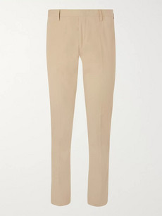 Paul Smith Soho Slim-fit Cotton Trousers In Neutrals