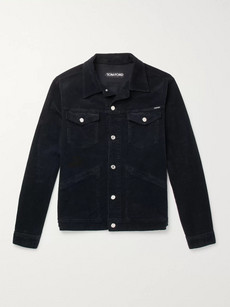 TOM FORD WASHED STRETCH-COTTON CORDUROY JACKET