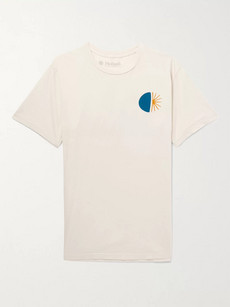 Mollusk Printed Cotton-jersey T-shirt - Off-white