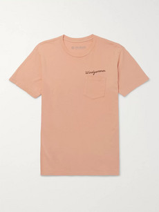 Mollusk Windjammer Printed Cotton-jersey T-shirt - Pink