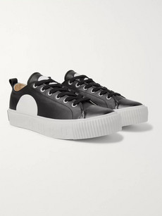 Mcq By Alexander Mcqueen Leather Sneakers - Black
