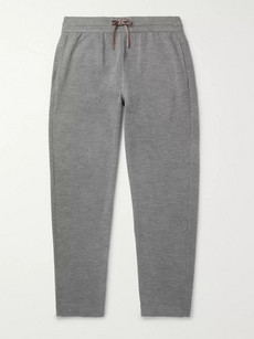 Loro Piana Virgin Wool Sweatpants In Grey