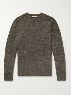 Etro Ribbed-knit Sweater - Army Green