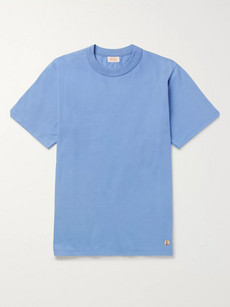 Armor-lux Cotton-jersey T-shirt In Blue