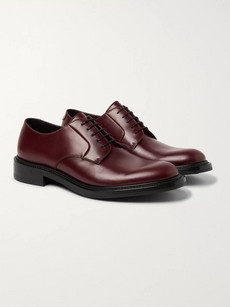 O'keeffe Felix Polished-leather Brogues In Brown