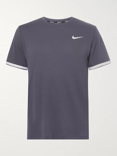 Nike Court Dri-fit Tennis T-shirt In Storm Blue