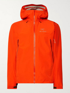 Arc'teryx Beta Lt Gore-tex Hooded Jacket In Bright Orange