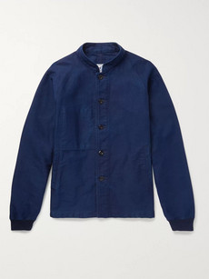 Arpenteur Cotton-moleskin Jacket - Indigo