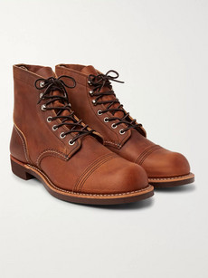 Red Wing Shoes 8085 Iron Ranger Leather Boots - Brown