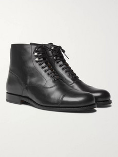 Grenson Leander Cap-toe Leather Boots 