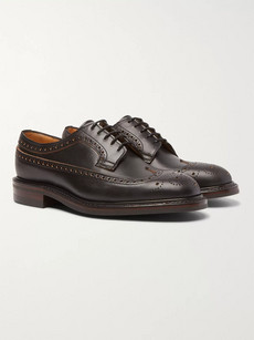 Cheaney Addison Leather Wingtip Brogues - Brown