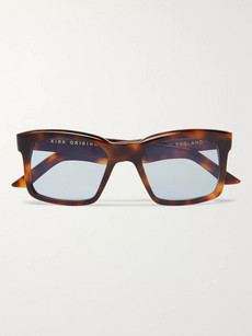 Kirk Originals Burton Square-frame Tortoiseshell Acetate Sunglasses - Brown - One Siz