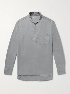 Our Legacy Lyocell Half-zip Shirt - Gray