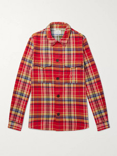 PS BY PAUL SMITH CHECKED COTTON-FLANNEL SHIRT
