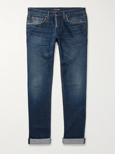 Tom Ford Slim-fit Selvedge Denim Jeans In Blue | ModeSens
