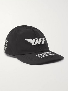Off-white Logo-print Gore-tex Cap - Black - One Siz | ModeSens
