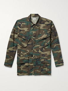 ORSLOW CAMOUFLAGE-PRINT COTTON-RIPSTOP FIELD JACKET