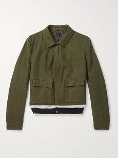 Haider Ackermann Wool Blouson Jacket - Green