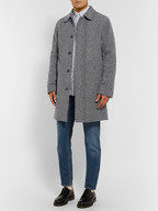 A.P.C. Ivan Herringbone Wool-Blend Coat