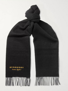 burberry scarf black