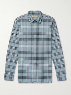 BURBERRY CHECKED COTTON