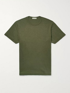 Alex Mill Slub Cotton-jersey T-shirt - Army Green