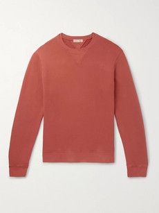 Alex Mill Loopback Cotton-jersey Sweatshirt - Red