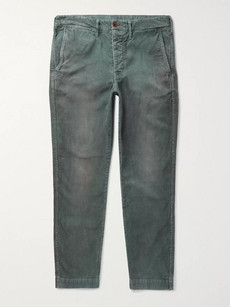 Fabric Brand & Co. Dazed Slim-fit Cotton-blend Corduroy Trousers - Blue