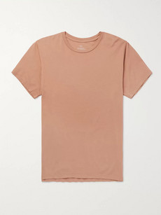 Save Khaki United Supima Cotton-jersey T-shirt In Orange