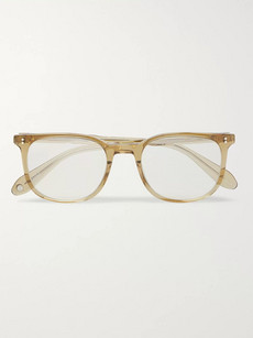 Garrett Leight California Optical Bentley 51 Square-frame Acetate Optical Glasses In Brown